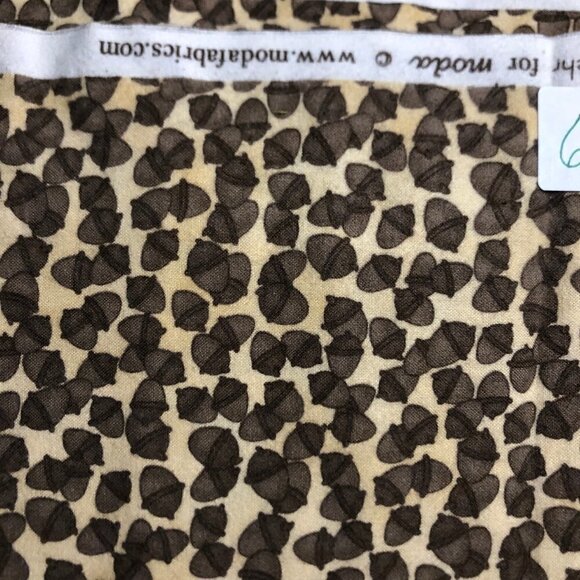 🛒 $35 6 yards Flannel Fabric Material Moda Friendly Forest Acorn #4477 - Picture 3 of 5